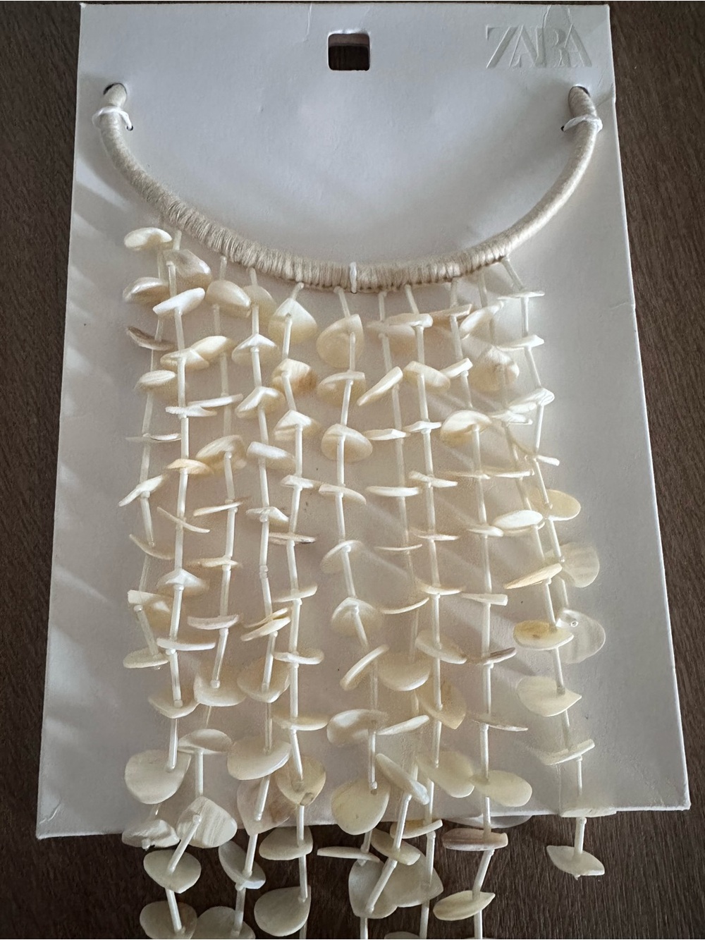 Zara Shell Cord Necklace - Picture 5 of 11